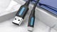 Кабель зарядний Vention USB 2.0 — microUSB 0.25 м Black (YM0260) - зображення 2