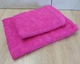 Набор турецких махровых полотенец Zeron 50х90+70х140 Damask Pink - изображение 2
