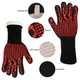 Термостойкие огнеупорные перчатки до 800°C Gorillas BBQ для барбекю BBQ Gloves черные - изображение 7