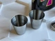 Подарочный набор - фляга с рюмками, Герб НГУ 7oz, подарок мужчине, фляга и 4 рюмки 210 мл (61015U6) - изображение 3