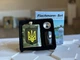 Подарочный набор - фляга с рюмками, Герб Украины 7oz, подарок мужчине, фляга и 4 рюмки 210 мл (61015U5) - изображение 6