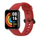 Силиконовый ремешок для Xiaomi Mi Watch Lite "Красный" (VANAX04004) - изображение 2