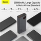 УМБ BASEUS Adaman Metal Digital Display Quick Charge Power Bank 20000mAh |2USB/1Type-C, 6A, 65W| (PPIMDA-D03) - изображение 4