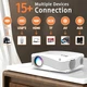 Мультимедійний проектор DR. Q AK-50 Full HD LED 7500 Лм WiFi з динаміками - зображення 4