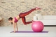 М'яч для фітнесу (фітбол) Power System PS-4011 Ø55 cm PRO Gymball Pink - изображение 8