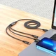 Кабель Hoco Combo 3в1 X76: Lightning/Type-C/Micro USB, 1 м, 2A - изображение 7