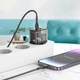Сетевое зарядное устройство Hoco dazzling dual-port N34 USB/1Type-C 20W/3A - изображение 7