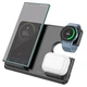 Беспроводная зарядка Qi Hoco Flash folding 3-in-1 Wireless Fast Charger CQ2 27Вт - изображение 2