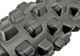 Массажный ролик-валик для МФР и йоги EasyFit EVA Spikes 33 см роллер-массажер для спины, ног, рук и шеи EF-2015-BK Черный (56001302) - изображение 2