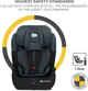 Fotelik samochodowy KinderKraft Comfort Up i-Size Black (KCCOUP02BLK0000) - obraz 8