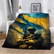 Плед патриотический 3D Защитник Украины 12187 135х160 см - изображение 1