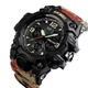 Часы наручные мужские SKMEI 1155BAG RED CAMO, брендовые мужские часы. Цвет: красный камуфляж - изображение 3