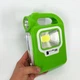 Фонарь кемпинг переносной 6399А - LED+COB, power bank, 2x18650, солнечная батарея. Цвет: зеленый - изображение 12