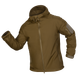 Куртка тактична демісезонна чоловіча для силових структур Stalker SoftShell Койот (7346), L TR_7346-L - зображення 1