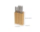 Набір сталевих ножів Elevate Bamboo 5 шт. Joseph Joseph 10564 - зображення 2
