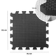 Dywan-puzzle Kinderkraft Luno Black 30 elementów (KKMLUNOBLK0000) - obraz 8