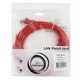 Патч-корд Cablexpert PP12-3M/R UTP Cat.5e 3м красный - изображение 3