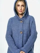 Kardigan damski oversize Figl M884 One size Niebieski (5902194412056) - obraz 6