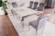 Стіл обідній PRINCE CERAMIC 180*90 білий CALACATTA/хром PRINCECBCH180 Signal - зображення 3