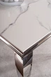 Стол обеденный PRINCE CERAMIC 150*90 белый CALACATTA/хром PRINCEBCH150 Signal - изображение 4