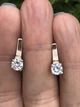 Серьги серебряные с золотом и цирконием 0448.10с - изображение 1