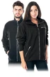 Куртка флисовая unisex, 100% п/е, на молнии, черная, Reis 3XL - изображение 3