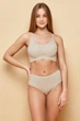 Комплект белья: бюстгальтер push-up и трусики слип Obrana 75B-C/M Бежевый-04 (90559) - изображение 1