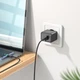 Сетевое зарядное устройство Hoco CS11A USB черное + кабель USB to Type-C - изображение 2