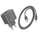 Сетевое зарядное устройство Hoco CS11A USB черное + кабель USB to Type-C - изображение 4