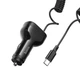 Автомобильное зарядное устройство Hoco NZ11A 2USB/ Type-C PD 30W черное + кабель Type-C - изображение 6