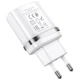 Сетевое зарядное устройство Hoco N1 USB белое + кабель USB to Type-C - изображение 3