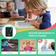 Детский LCD планшет для рисования Urmywo Динозаврик 10» Multicolor Голубой (UК1006blue) - изображение 5