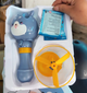 Генератор мильних бульбашок Bubble Toy баббл тієї бульбашкова машина з літаючим пропелером Блакитний - изображение 5