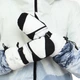 Варежки горнолыжные детские Zelart Luckyloong Action 8778 размер L-XL (9-12 лет) White-Black - изображение 5