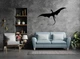 Декоративное панно на стену из дерева Upwood Decor Дракон The Dragon 60 х 99 см black - изображение 1