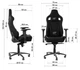 Геймерське крісло GT Racer X-0712 Shadow Black - зображення 2