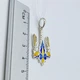 Кулон серебряный "Тризуб.Возрождение" 5,42 г - изображение 4