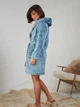 Халат теплый женский BARWA garments 0227 XL Морская волна (2110002274342) - изображение 3