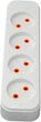 Колодка Quantum QM-КP-00400 4 поста без заземления 1 шт/уп Белая (0751784843078) - изображение 6