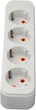 Колодка Quantum QM-КP-00410 4 поста із заземленням 1 шт/уп Біла (0751784843085) - зображення 6