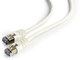 Kabel krosowy Cablexpert CAT6 FTP 0.5 m White (PP6-0.5M/W) - obraz 2