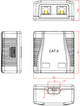 Розетка на 2 порти Cablexpert RJ-45, 6 cat, зовнішня (NCAC-2U6-01) - зображення 3