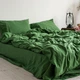 Комплект постельного белья LA MODNO STONEWASHED GRASS GREEN (200319) 160x220x2 - изображение 3