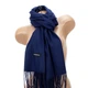 Женский кашемировый шарф LuxWear WS47006 Темно-синий - изображение 1