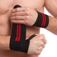 Бинти кистьові для жиму (2шт) STRENGTH WRIST WRAPS SP- 8088CA (PL, нейлон, PL, р-р регульований, чорний) (8088CA) - изображение 2