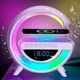Ночник настільна лампа смарт RGB Happy Light Smart Light Sound Machine з бездротовою зарядкою 15W і Bluetooth колонкою - зображення 2