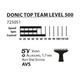 Ракетка для настільного тенісу Donic Top Team 500 Gift Set (ракетка + 3 м'ячі + чохол) - зображення 2