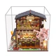 Румбокс HONGDA M2011Z Sakura Sushi House, DIY мініатюрний будиночок японського ресторану з LED-підсвіткою, музичним модулем та захистом від пилу - зображення 7