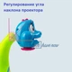 Дитячий набір для малювання - стіл з проектором Drawing Set Projector, 3 слайди (24 картинки), різнокольорові фломастери, для хлопчиків і дівчаток, синій (YM-6887) - зображення 5