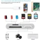 Картрідер для Apple iPhone iPad Lightning на USB та SD/TF Card Reader Перехідник для айфону на флешку та SD TF White - зображення 3